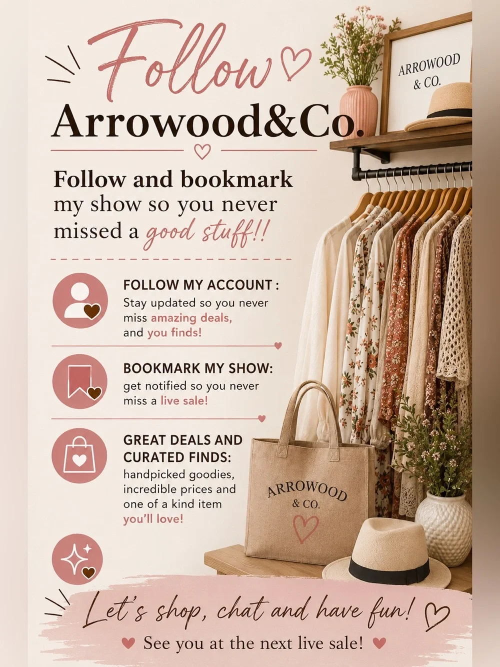 Follow Arrowood&Co!